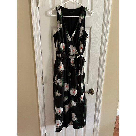 Banana Republic Floral Magnolia Wrap Midi Dress - Picture 1 of 4